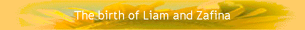 The birth of Liam and Zafina