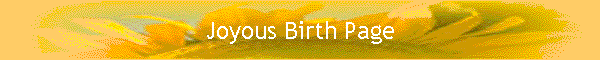 Joyous Birth Page